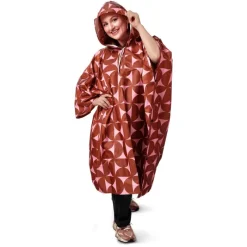 Outlet Etos 3 in 1 regenponcho roze bruin