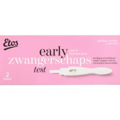 Sale Etos Early Zwangerschapstest 2 stuks
