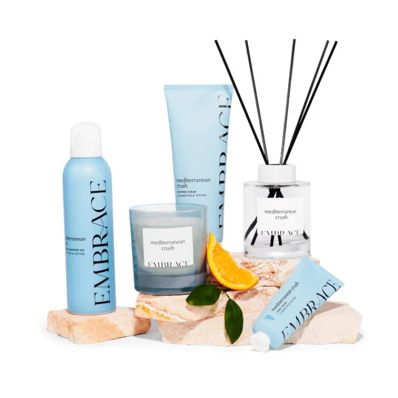 Clearance Etos Embrace Shower Scrub Mediterranean Crush 220 ML