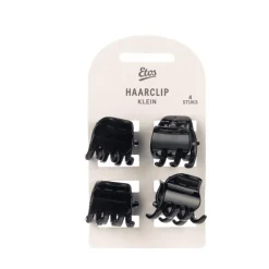 Discount Etos Haarklem Small Zwart 4St