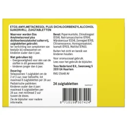 Outlet Etos Honing & Citroen zuigtablet, Amylmetacresol Plus Dichloorbenzylalcohol