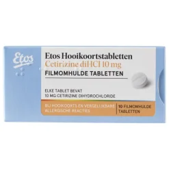 Clearance Etos Hooikoortstabletten Cetirizine diHCI 10 mg 10 stuks