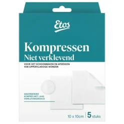 Discount Etos Kompres Niet-Klevend 10 x 10 CM 5 stuks