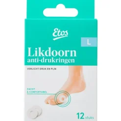 New Etos Likdoorn Anti-Drukringen Large 12 stuks