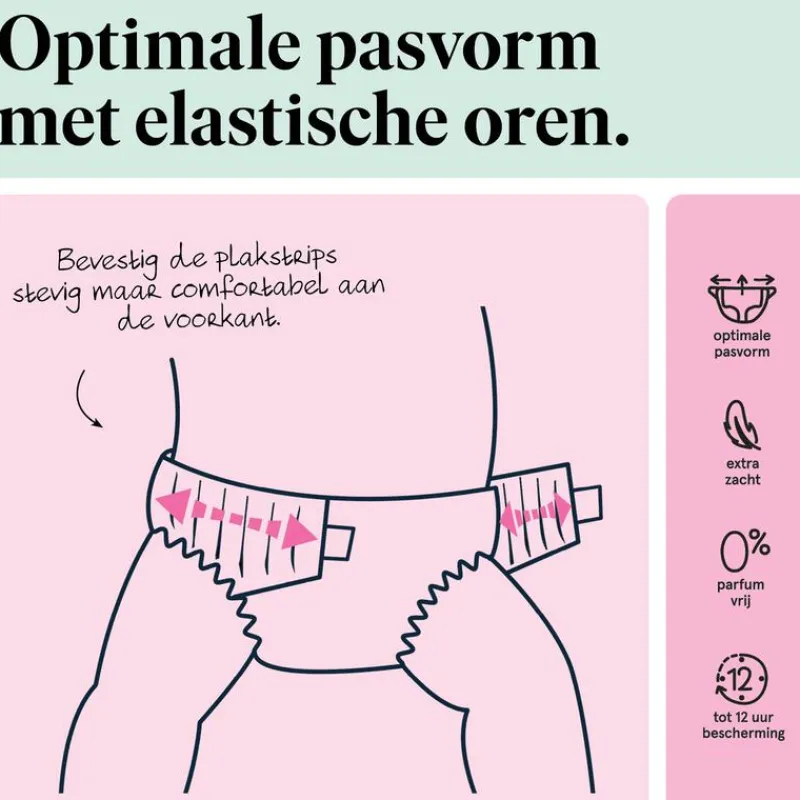 Discount Etos Luiers Junior+ Maat 5+ 12-17 kg Maandbox 174 stuks