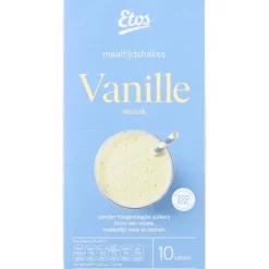 Sale Etos Maaltijdshake Vanille 10 Sachets