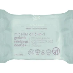 Hot Etos Micellar Oil 3-in-1 Face Cleansing Wipes 25 stuks