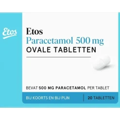 Outlet Etos Paracetamol 500 mg Ovale Tablet