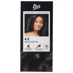 Hot Etos Permanente Haarkleuring 4.0 middenbruin
