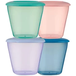 Discount Etos Potjes met Deksel 4 stuks 150 ML