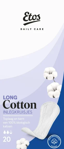 Sale Etos Pure & Organic Long Inlegkruisjes 20 stuks
