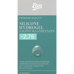 New Etos Silicone Hydrogel Zachte Maandlenzen -2.75 3st.