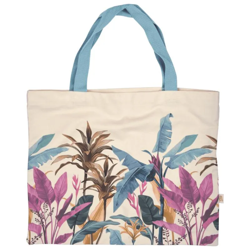 Best Etos Tote Bag Katoen Botanische Print 55 x 45 cm