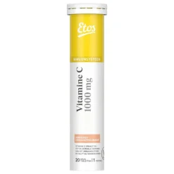 Outlet Etos vit C bruistabl abrikoos/sinasappel 20st