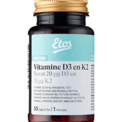 Clearance Etos Vitamine K2 en D3 30 tabletten