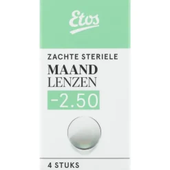 Best Etos zachte maandlenzen -2.50 4 stuks