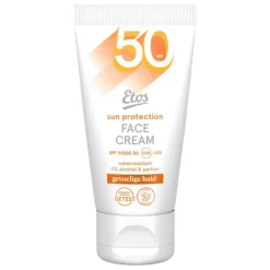 Hot Etos Zonnebrand Gezicht SPF50 Gevoelige Huid 50 ML