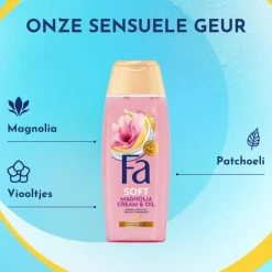 Hot FA Cream & Oil Silk & Magnolia Showergel 250 ML