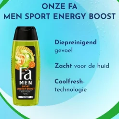 Clearance FA Men Xtreme Sport Energy Boost 3-in-1 Douchegel 250 ML