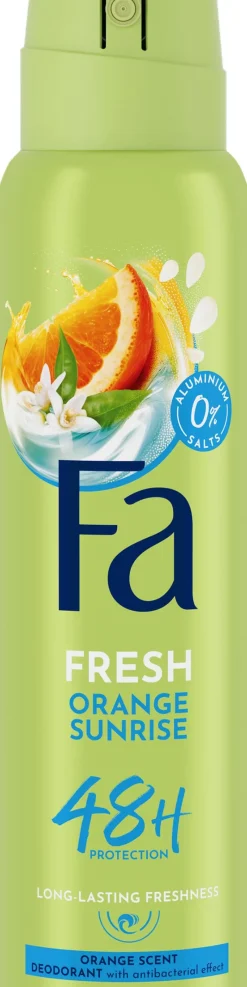 New FA Orange Sunrise Deodorant Spray 150 ML