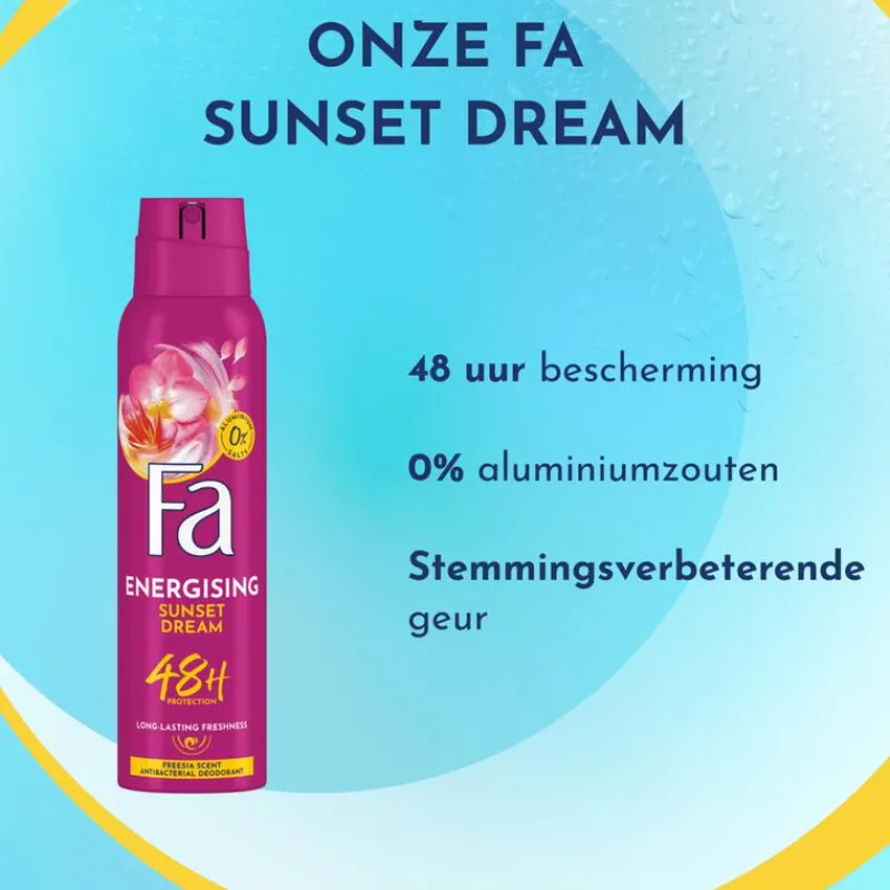 Outlet FA Sunset Love Deodorant Spray 150 ML