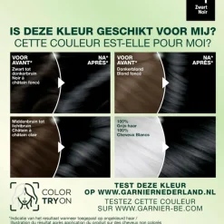 Discount Garnier Nutrisse Crème Permanente Haarverf 1 Zwart