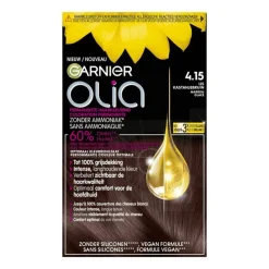 Online Garnier Olia Permanente Haarverf 4.15 IJs-Kastanjebruin