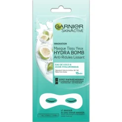 Sale Garnier Skinactive Hydra Bomb Oog Sheet Masker Kokosnoot