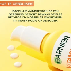 New Garnier SkinActive Serum Cream Vitamine C SPF 25 50 ML