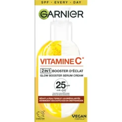 New Garnier SkinActive Serum Cream Vitamine C SPF 25 50 ML