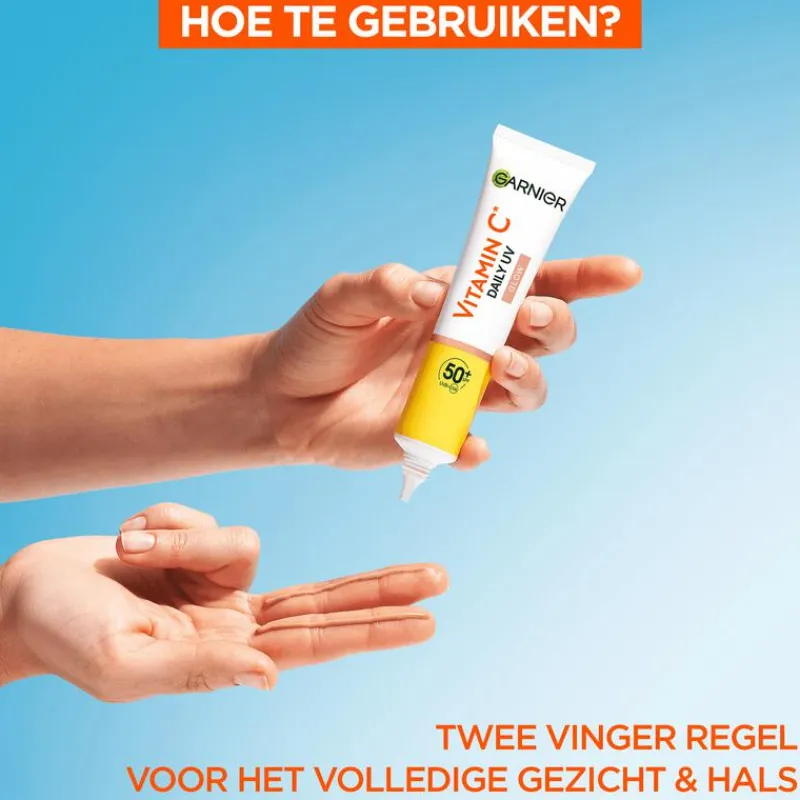 Sale Garnier SkinActive Vitamine C Glowy UV fluid met SPF50 40ML