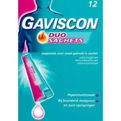 New Gaviscon DUO Sachet Maagzuurremmers 12 Stuks