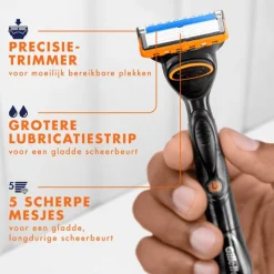 Hot Gillette Fusion5 Power Navulmesjes 4 Stuks