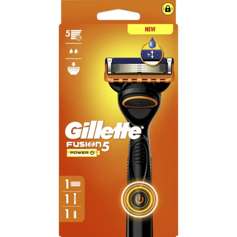 New Gillette Fusion5 Power Scheersysteem Met 1 Navulmesje