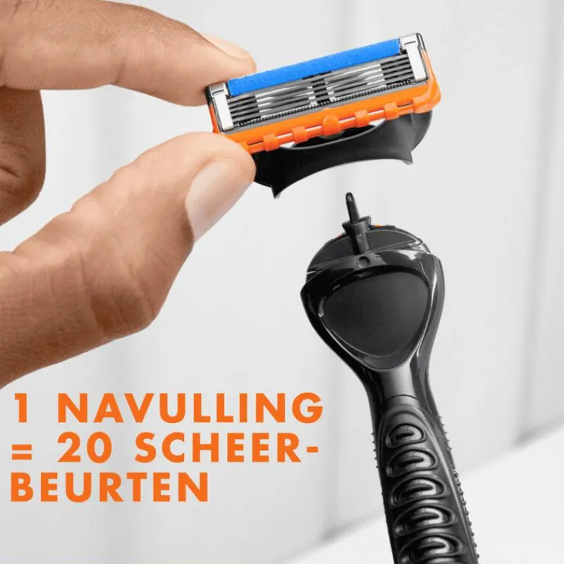 New Gillette Fusion5 Power Scheersysteem Met 1 Navulmesje