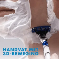 Outlet Gillette Mach3 Turbo Scheersysteem Met 2 Navulmesjes
