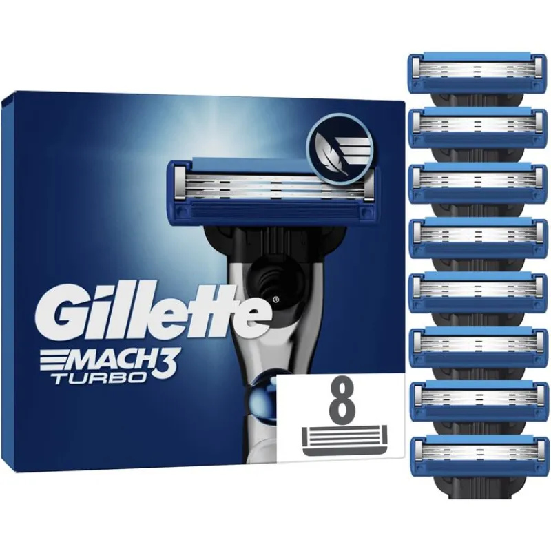Sale Gillette Mach3 Turbo Scheermesjes 8 stuks