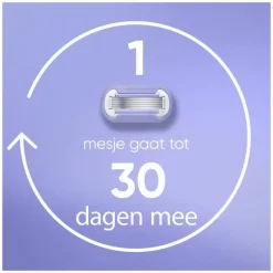 Clearance Gillette Venus Deluxe Smooth Swirl Extra Glad Scheersysteem 5 Blades