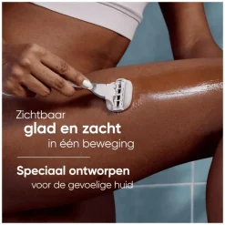 Discount Gillette Venus Pro ComfortGlide Sensitive Scheersysteem 5 Blades + 1 Navulmesjes