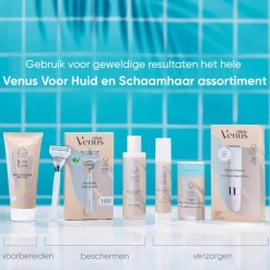 New Gillette Venus Voor Huid En Schaamhaar Aloe Vera Navulmesjes 8 Stuks