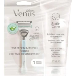 Sale Satin Care Gillette Venus Voor Huid en Schaamhaar Scheersysteem + Exfoliant