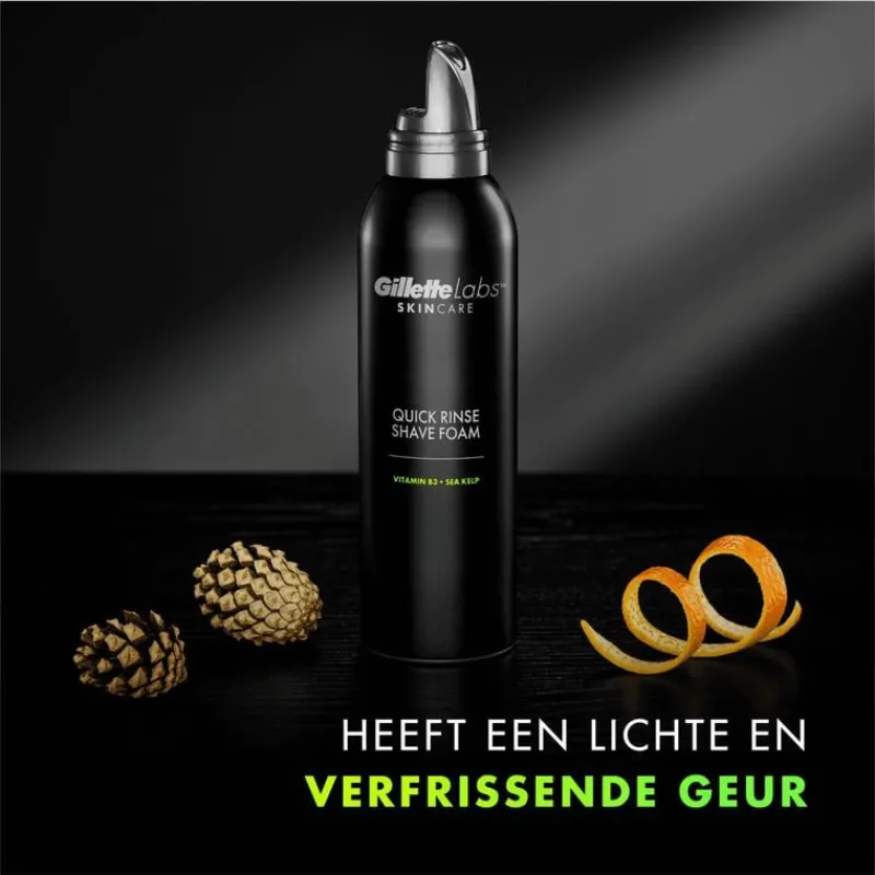 New Gillette Labs Scheerschuim Snel Afspoelbaar 240 ML
