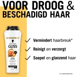 New Gliss Total Repair Shampoo 250ml