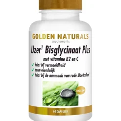 Discount Golden Naturals Ijzer Bisglycinaat Plus Capsules 60 stuks