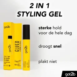 New Got2b Glued 4 Brows & Edges 2-in-1 Gel 16 ML