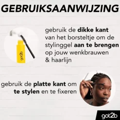 New Got2b Glued 4 Brows & Edges 2-in-1 Gel 16 ML