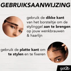 Online Got2b Glued 4 Brows & Edges 2-in-1 Waterproof 16 ML