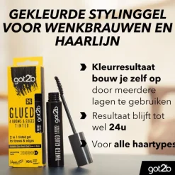 Discount Got2b Glued 4 Brows & Edges Zwart 16 ML