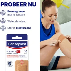 Clearance Hansaplast Flexible XL Eilandpleister 5x7,2cm 10 stuks