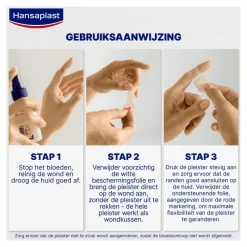 Hot Hansaplast Second Skin Hydrocolloide Pleisters 10 strips